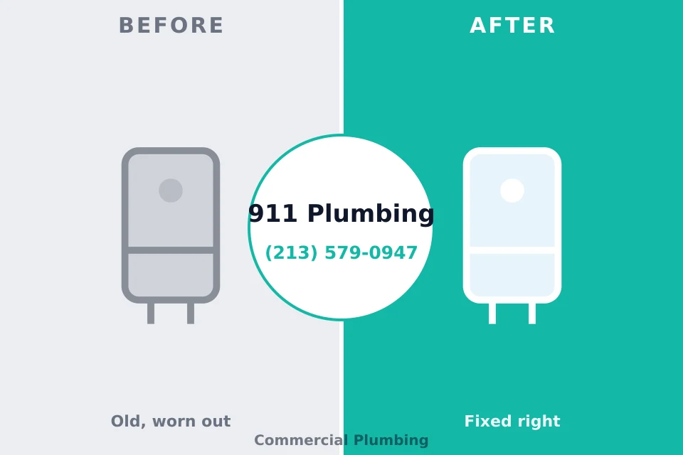 Before and after: plumbing company Frederickson, WA